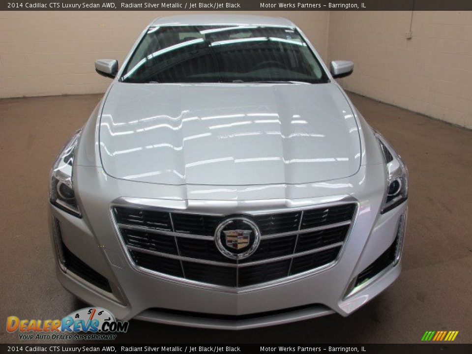 2014 Cadillac CTS Luxury Sedan AWD Radiant Silver Metallic / Jet Black/Jet Black Photo #2