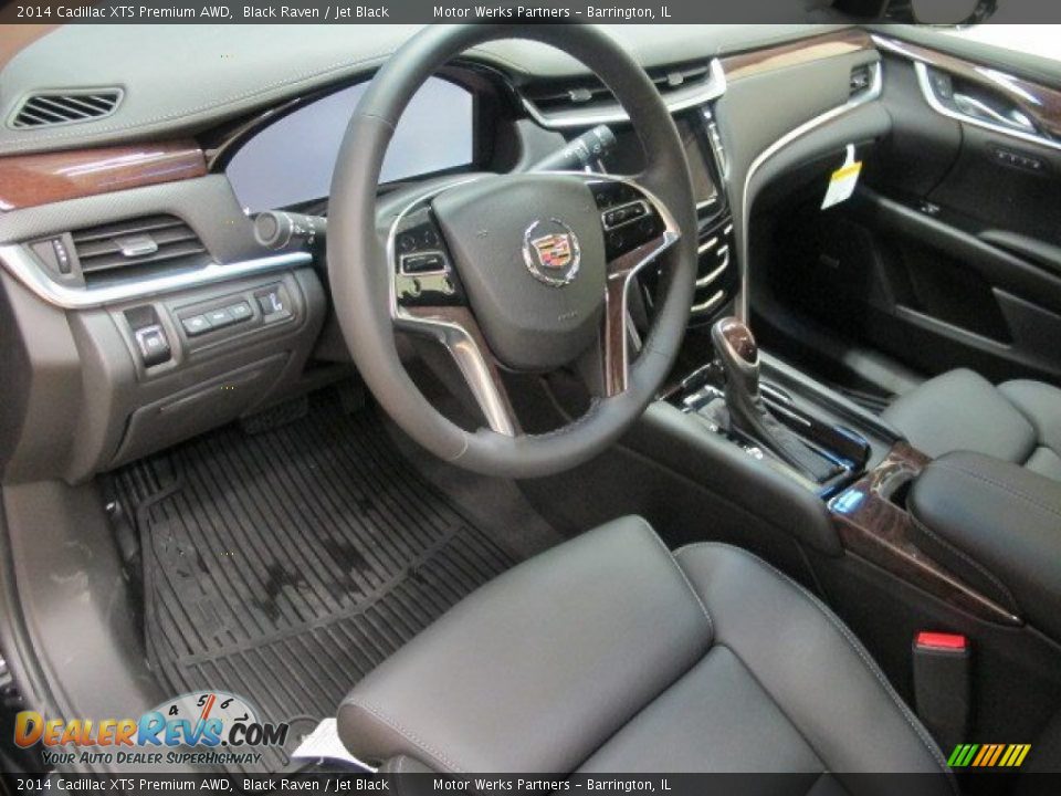 Jet Black Interior - 2014 Cadillac XTS Premium AWD Photo #10