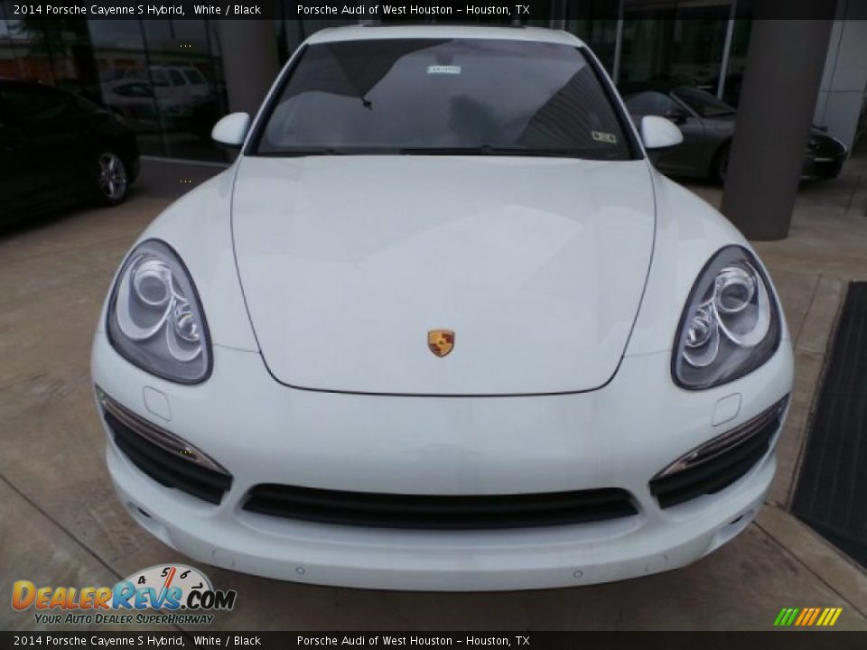 2014 Porsche Cayenne S Hybrid White / Black Photo #2
