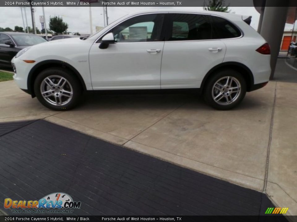 2014 Porsche Cayenne S Hybrid White / Black Photo #4