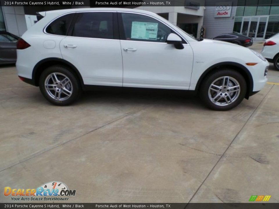 2014 Porsche Cayenne S Hybrid White / Black Photo #8