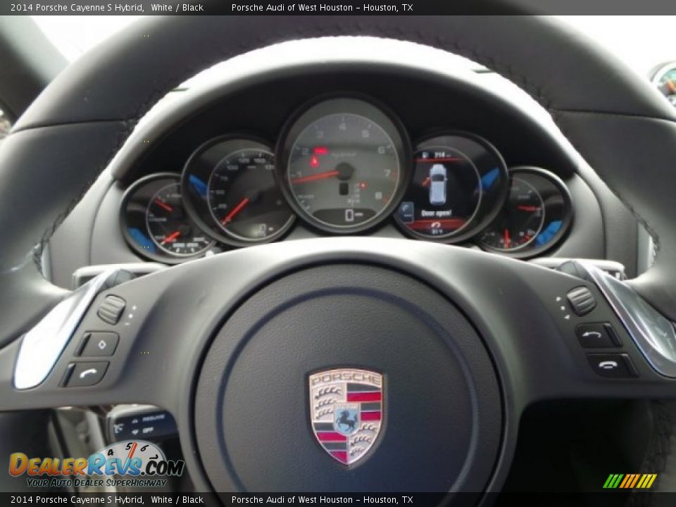 2014 Porsche Cayenne S Hybrid White / Black Photo #22