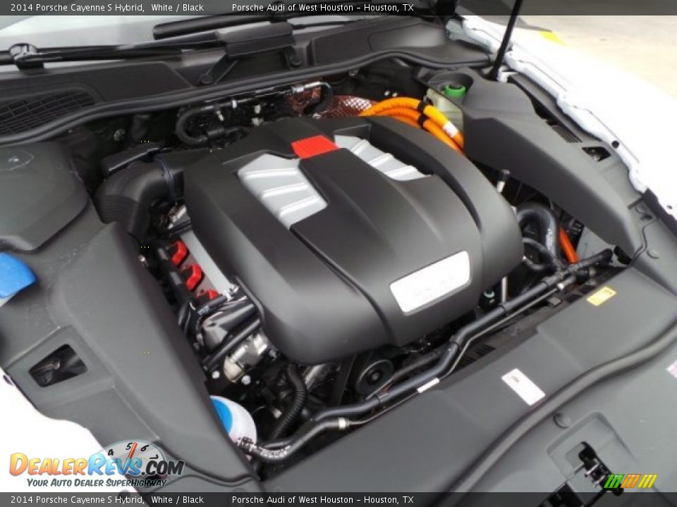 2014 Porsche Cayenne S Hybrid White / Black Photo #31