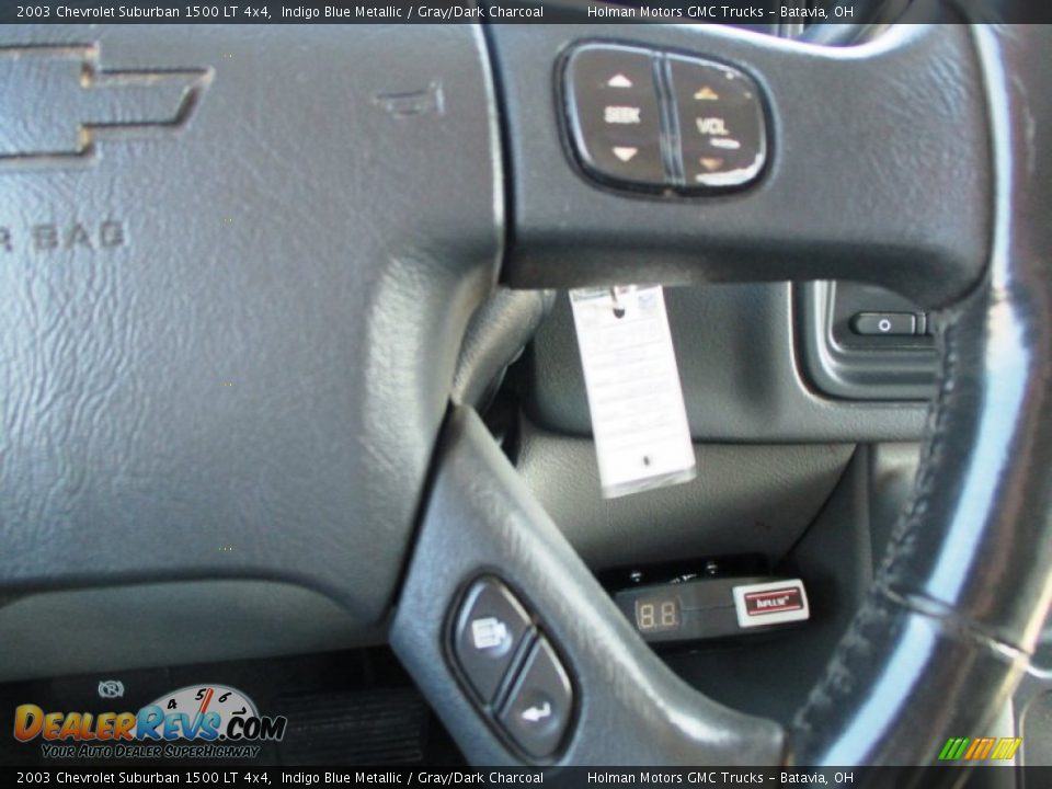 2003 Chevrolet Suburban 1500 LT 4x4 Indigo Blue Metallic / Gray/Dark Charcoal Photo #12