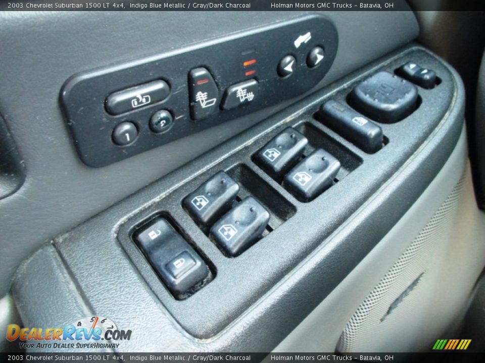 2003 Chevrolet Suburban 1500 LT 4x4 Indigo Blue Metallic / Gray/Dark Charcoal Photo #16