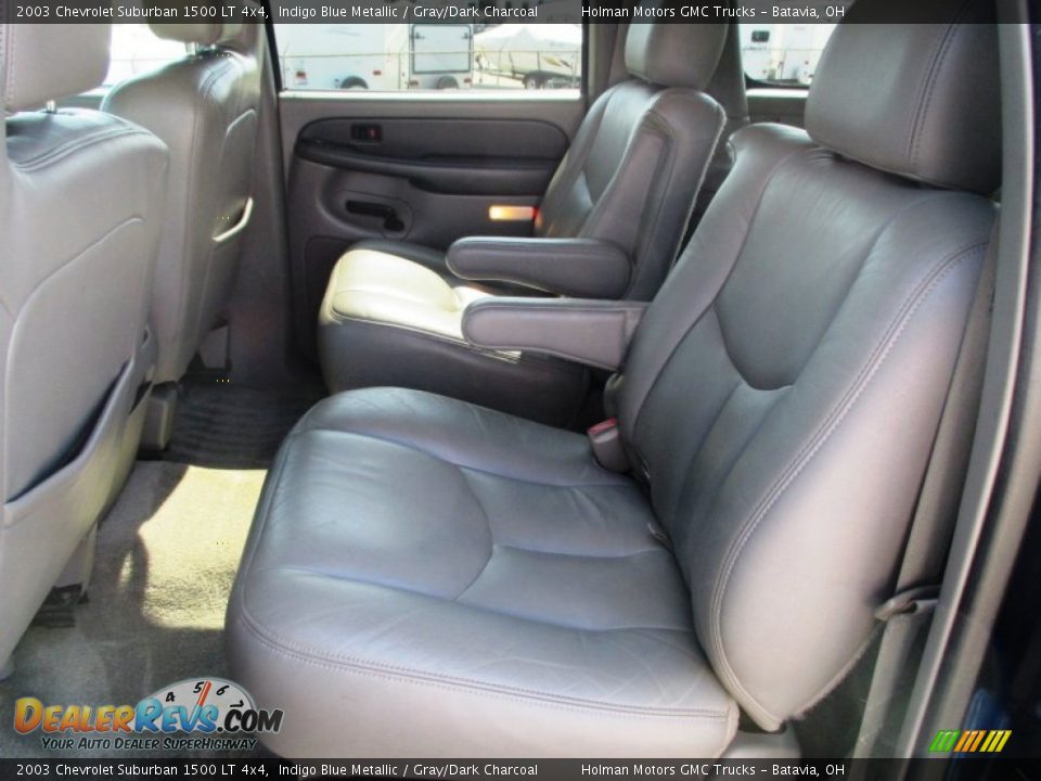 2003 Chevrolet Suburban 1500 LT 4x4 Indigo Blue Metallic / Gray/Dark Charcoal Photo #25