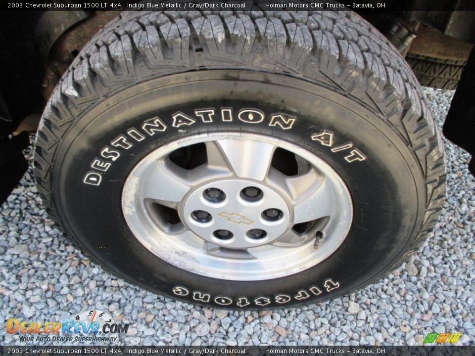 2003 Chevrolet Suburban 1500 LT 4x4 Indigo Blue Metallic / Gray/Dark Charcoal Photo #26