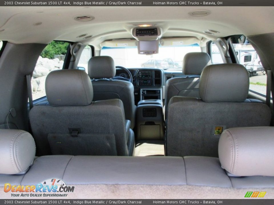 2003 Chevrolet Suburban 1500 LT 4x4 Indigo Blue Metallic / Gray/Dark Charcoal Photo #29
