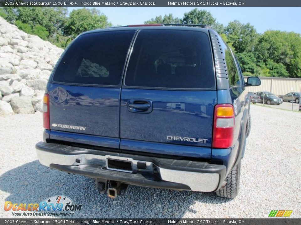 2003 Chevrolet Suburban 1500 LT 4x4 Indigo Blue Metallic / Gray/Dark Charcoal Photo #31