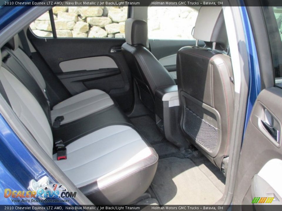 2010 Chevrolet Equinox LTZ AWD Navy Blue Metallic / Jet Black/Light Titanium Photo #31