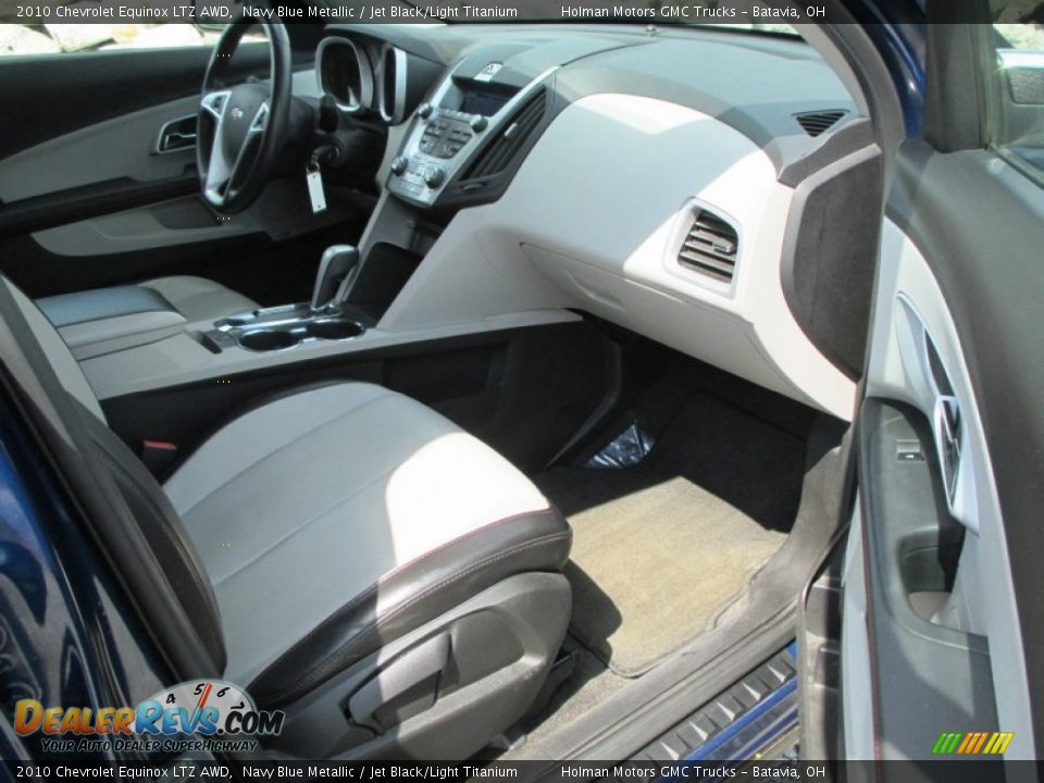 2010 Chevrolet Equinox LTZ AWD Navy Blue Metallic / Jet Black/Light Titanium Photo #32