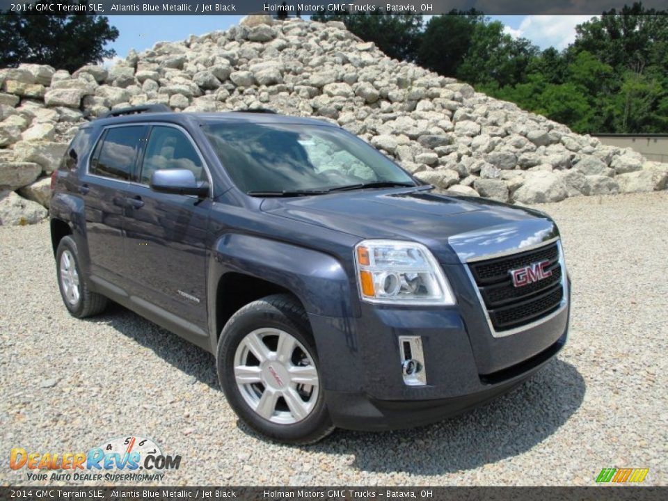 2014 GMC Terrain SLE Atlantis Blue Metallic / Jet Black Photo #1