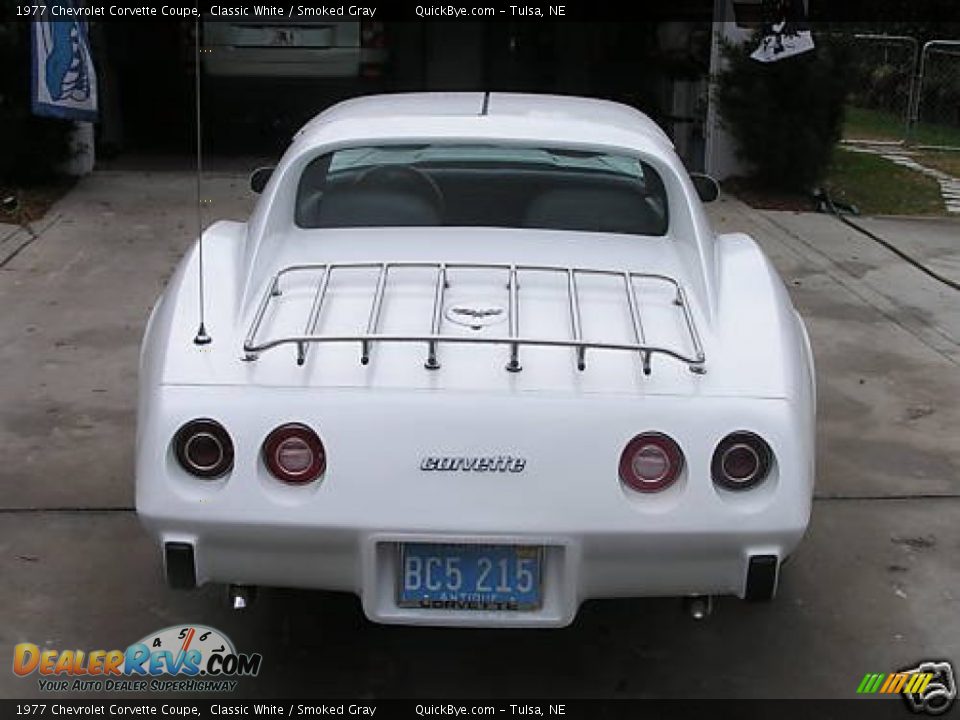 1977 Chevrolet Corvette Coupe Classic White / Smoked Gray Photo #4