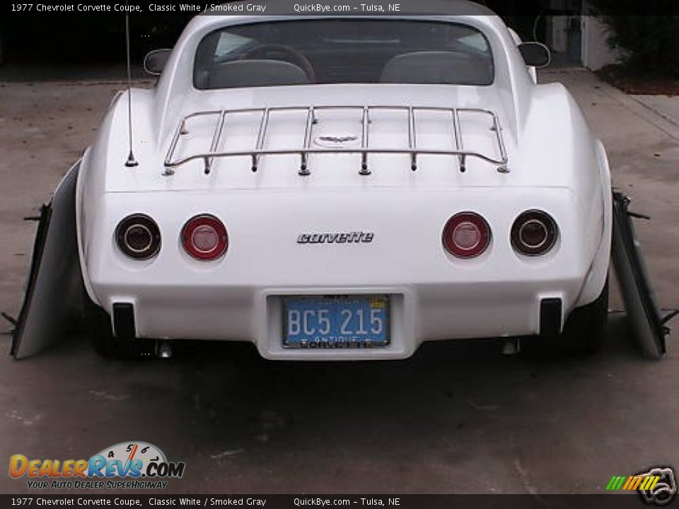 1977 Chevrolet Corvette Coupe Classic White / Smoked Gray Photo #16