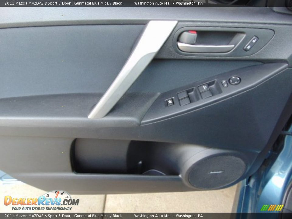 2011 Mazda MAZDA3 s Sport 5 Door Gunmetal Blue Mica / Black Photo #14