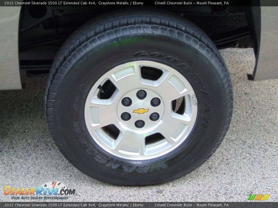2013 Chevrolet Silverado 1500 LT Extended Cab 4x4 Graystone Metallic / Ebony Photo #3