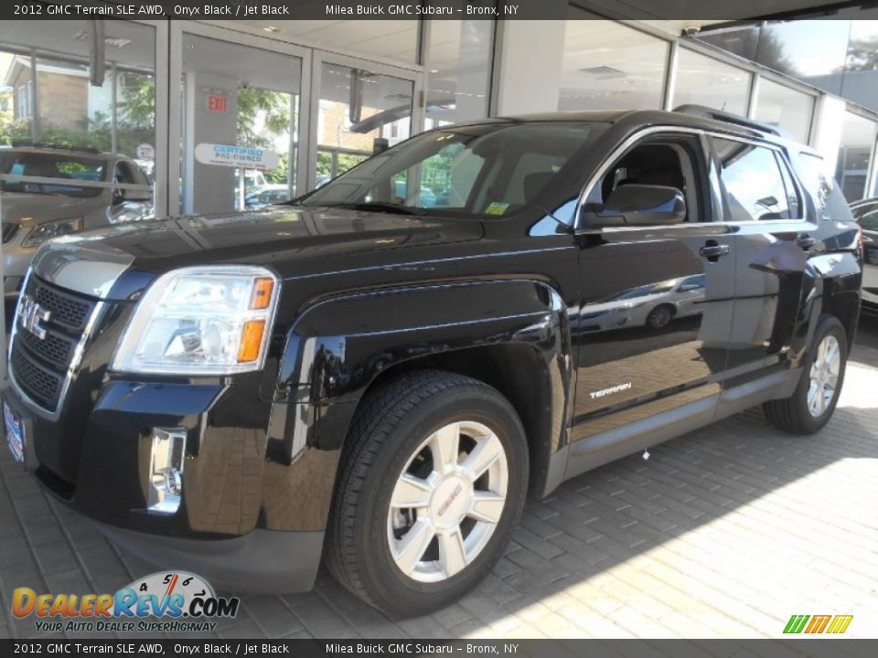 2012 GMC Terrain SLE AWD Onyx Black / Jet Black Photo #1