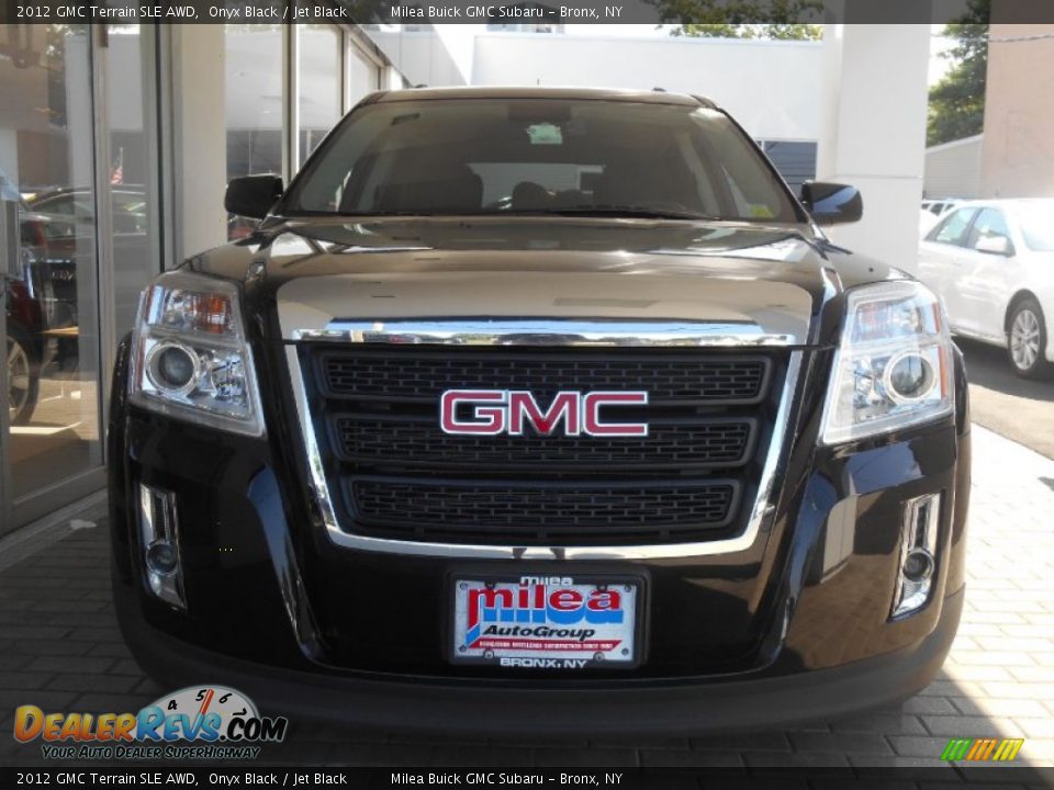 2012 GMC Terrain SLE AWD Onyx Black / Jet Black Photo #2