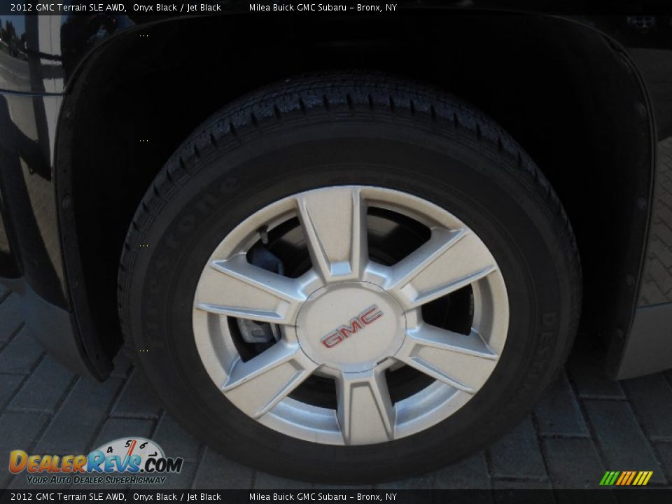 2012 GMC Terrain SLE AWD Onyx Black / Jet Black Photo #3