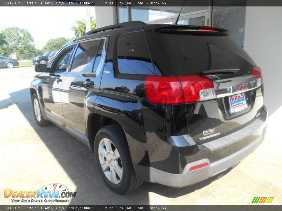 2012 GMC Terrain SLE AWD Onyx Black / Jet Black Photo #5