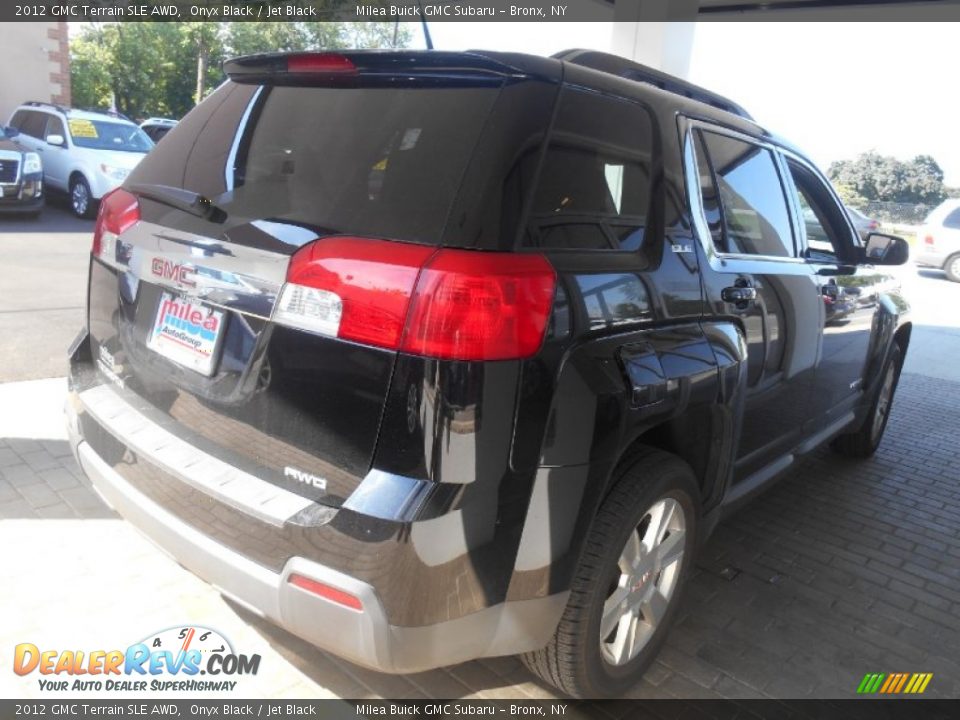 2012 GMC Terrain SLE AWD Onyx Black / Jet Black Photo #7