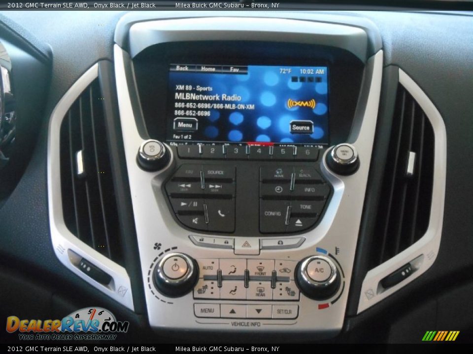2012 GMC Terrain SLE AWD Onyx Black / Jet Black Photo #10