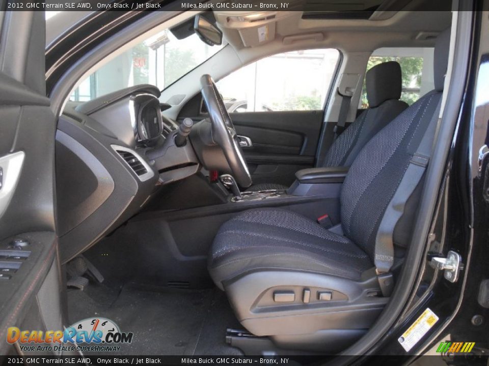 2012 GMC Terrain SLE AWD Onyx Black / Jet Black Photo #15