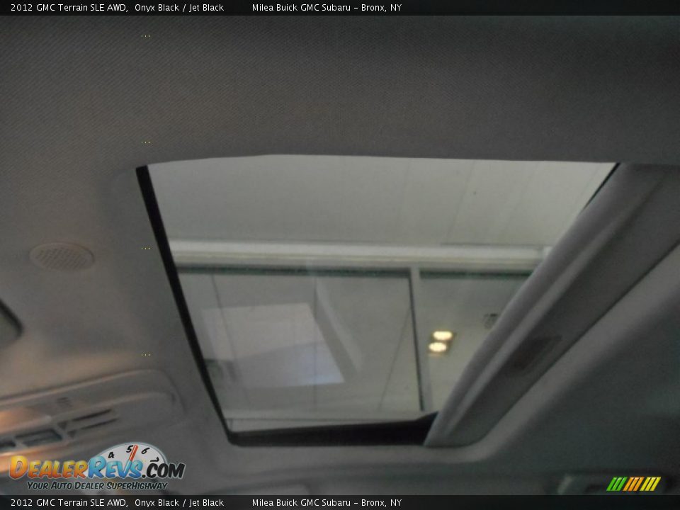 2012 GMC Terrain SLE AWD Onyx Black / Jet Black Photo #16