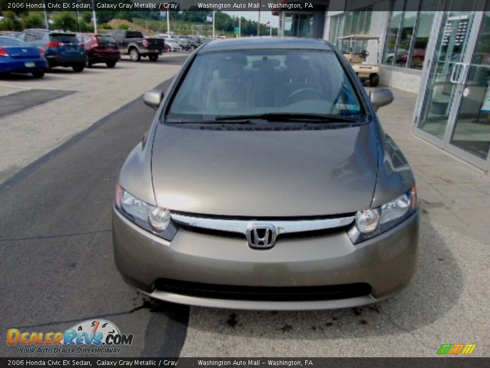 2006 Honda Civic EX Sedan Galaxy Gray Metallic / Gray Photo #4