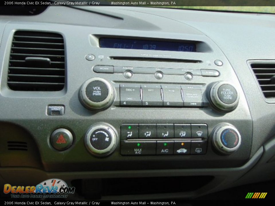 2006 Honda Civic EX Sedan Galaxy Gray Metallic / Gray Photo #13