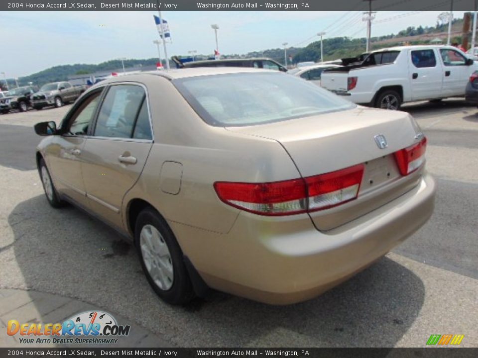 2004 Honda Accord LX Sedan Desert Mist Metallic / Ivory Photo #7