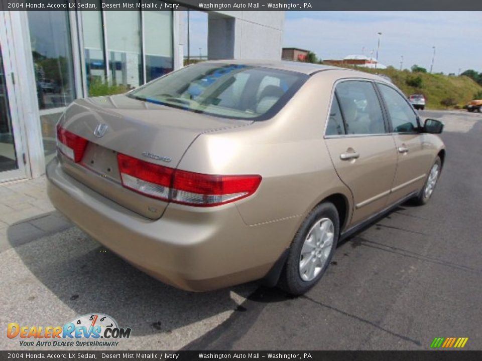 2004 Honda Accord LX Sedan Desert Mist Metallic / Ivory Photo #9