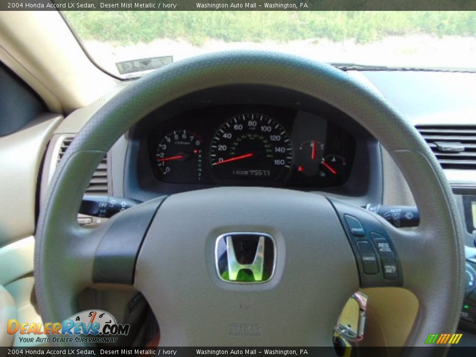 2004 Honda Accord LX Sedan Desert Mist Metallic / Ivory Photo #11