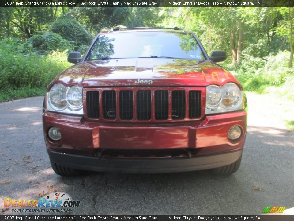 2007 Jeep Grand Cherokee Laredo 4x4 Red Rock Crystal Pearl / Medium Slate Gray Photo #7