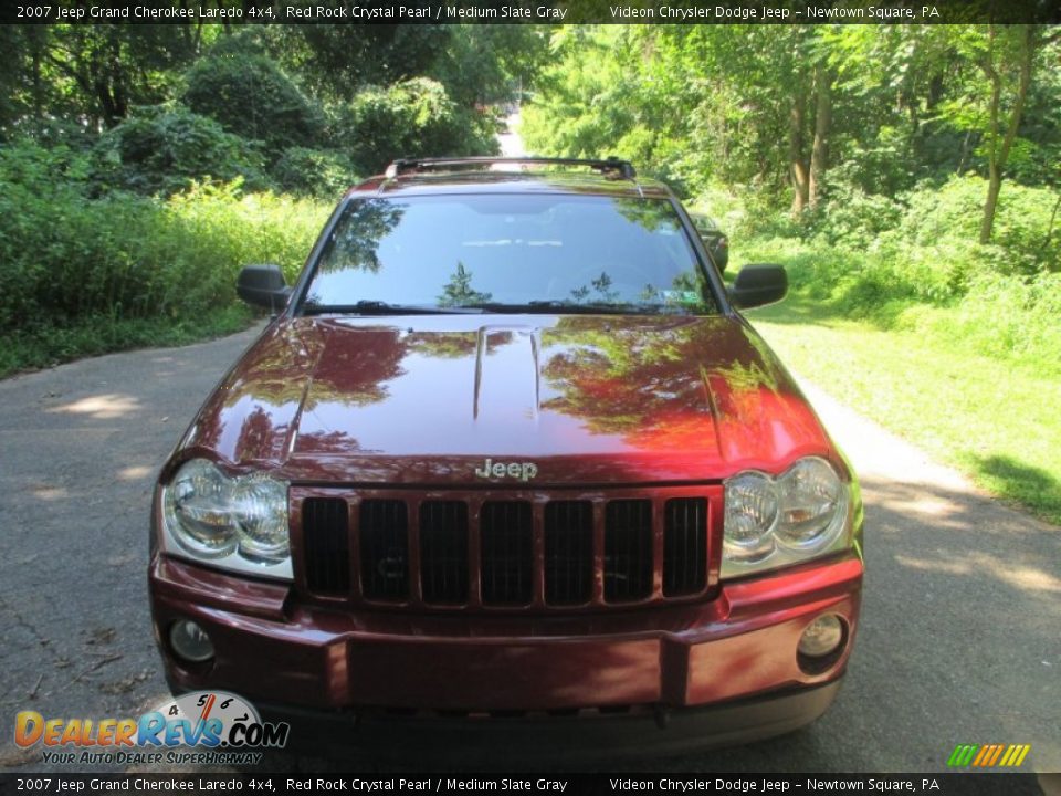2007 Jeep Grand Cherokee Laredo 4x4 Red Rock Crystal Pearl / Medium Slate Gray Photo #8