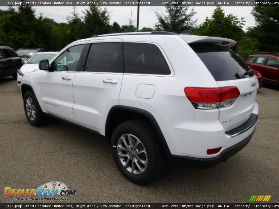 2014 Jeep Grand Cherokee Limited 4x4 Bright White / New Zealand Black/Light Frost Photo #8