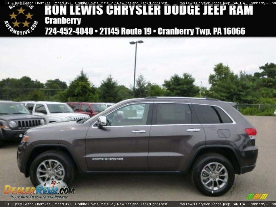 2014 Jeep Grand Cherokee Limited 4x4 Granite Crystal Metallic / New Zealand Black/Light Frost Photo #1