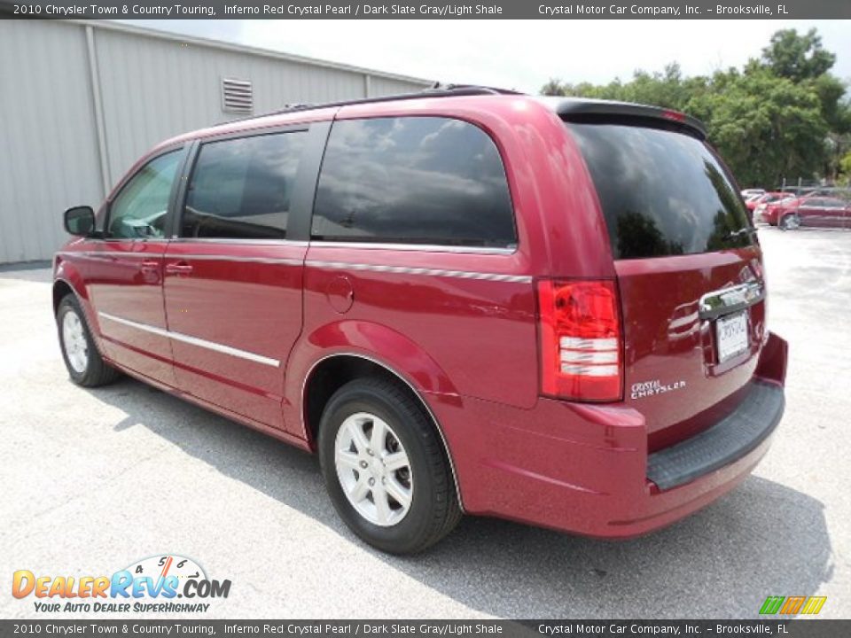 2010 Chrysler Town & Country Touring Inferno Red Crystal Pearl / Dark Slate Gray/Light Shale Photo #3
