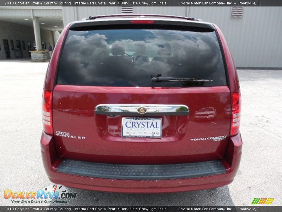 2010 Chrysler Town & Country Touring Inferno Red Crystal Pearl / Dark Slate Gray/Light Shale Photo #9