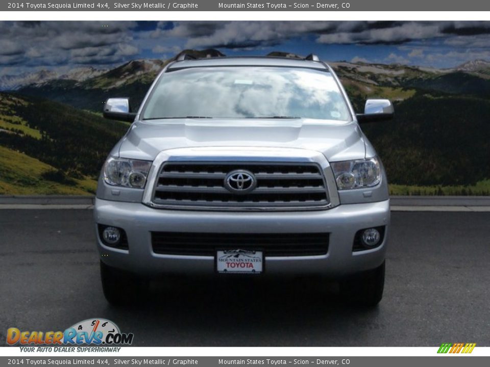 2014 Toyota Sequoia Limited 4x4 Silver Sky Metallic / Graphite Photo #2