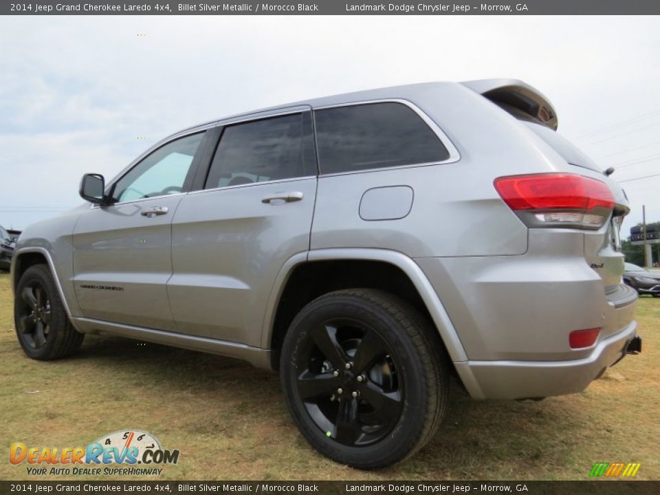 2014 Jeep Grand Cherokee Laredo 4x4 Billet Silver Metallic / Morocco Black Photo #2
