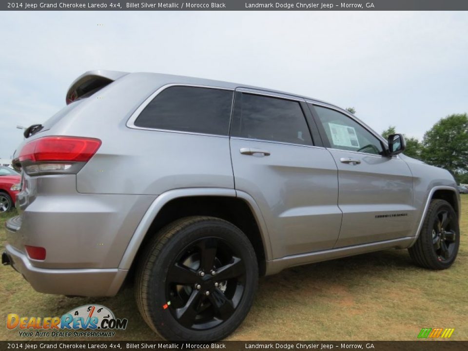 2014 Jeep Grand Cherokee Laredo 4x4 Billet Silver Metallic / Morocco Black Photo #3
