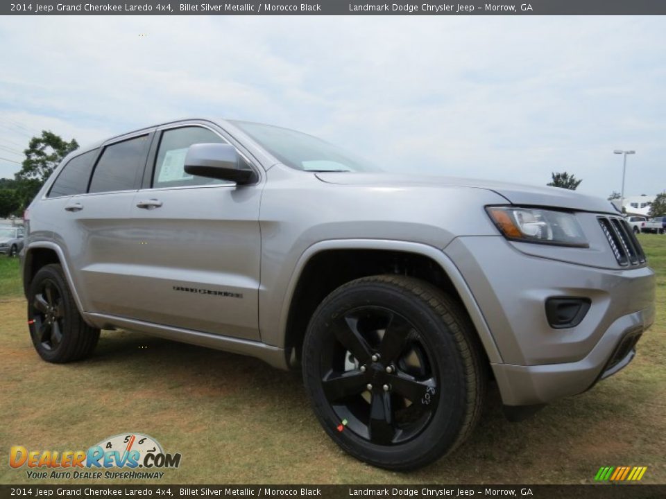 2014 Jeep Grand Cherokee Laredo 4x4 Billet Silver Metallic / Morocco Black Photo #4