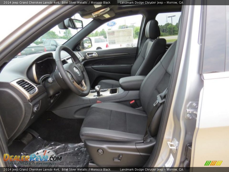 2014 Jeep Grand Cherokee Laredo 4x4 Billet Silver Metallic / Morocco Black Photo #6