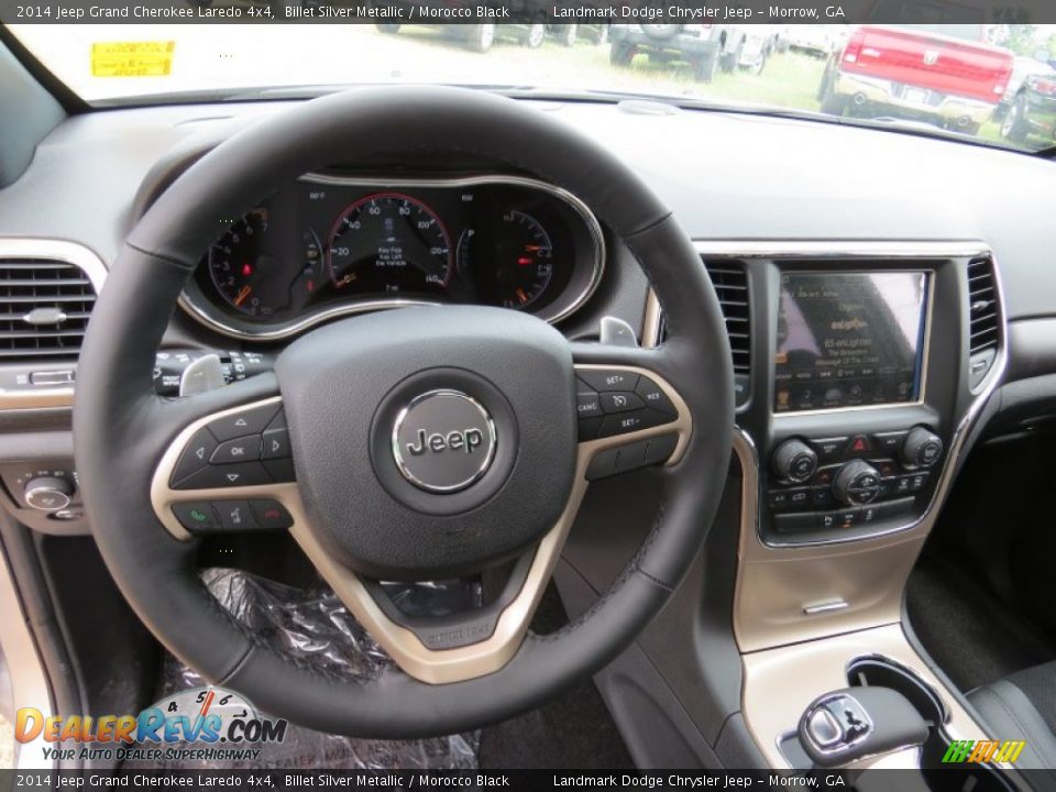 2014 Jeep Grand Cherokee Laredo 4x4 Billet Silver Metallic / Morocco Black Photo #8