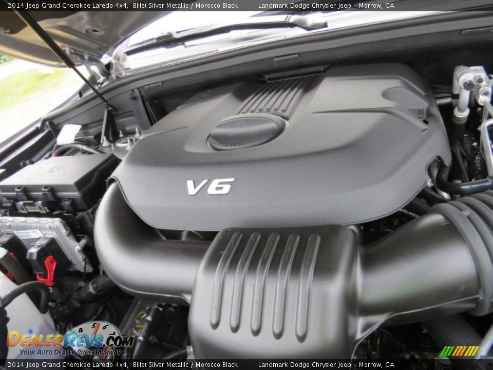 2014 Jeep Grand Cherokee Laredo 4x4 Billet Silver Metallic / Morocco Black Photo #9