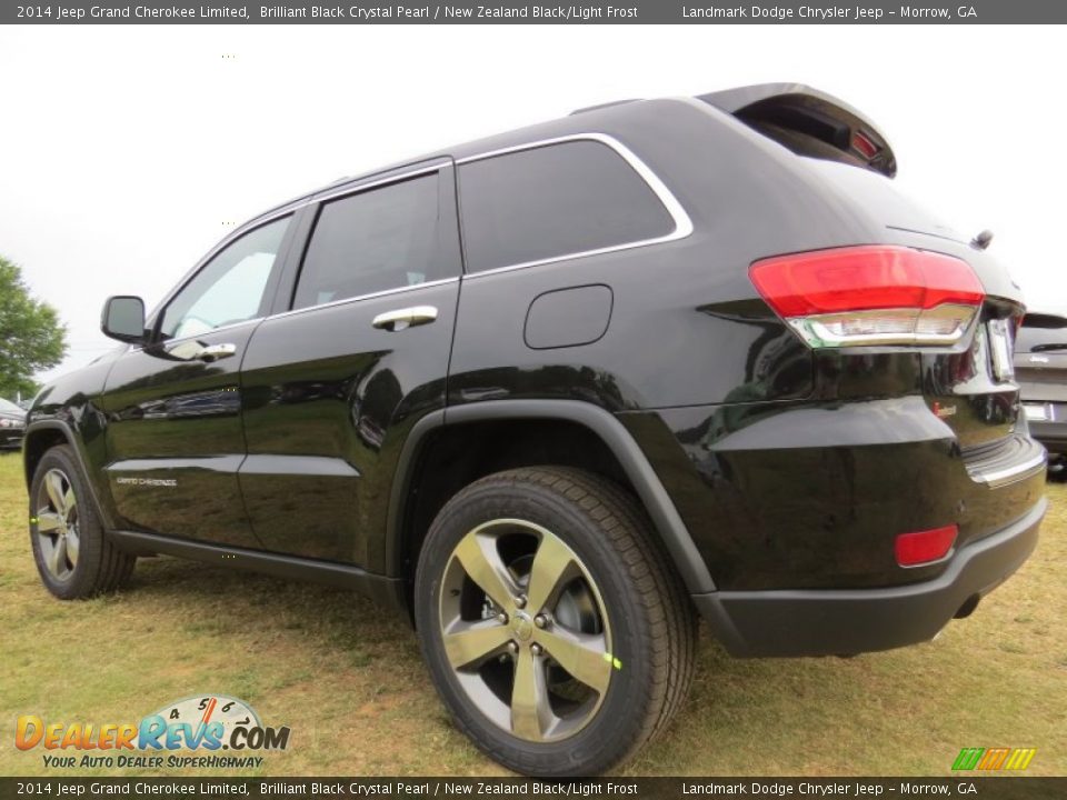 2014 Jeep Grand Cherokee Limited Brilliant Black Crystal Pearl / New Zealand Black/Light Frost Photo #2