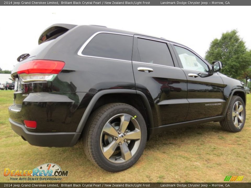 2014 Jeep Grand Cherokee Limited Brilliant Black Crystal Pearl / New Zealand Black/Light Frost Photo #3
