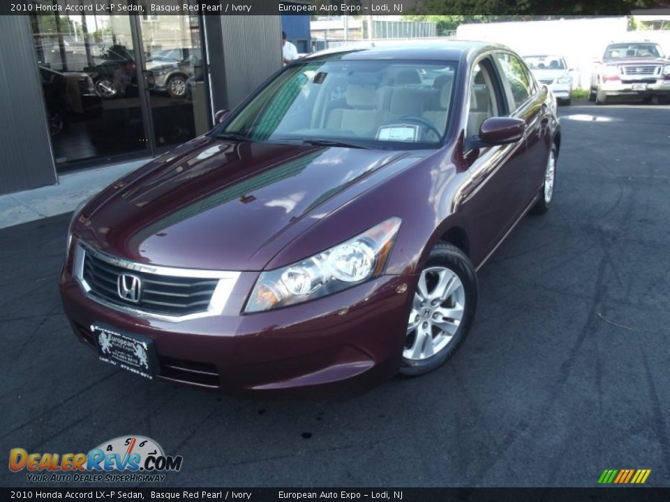 2010 Honda Accord LX-P Sedan Basque Red Pearl / Ivory Photo #1