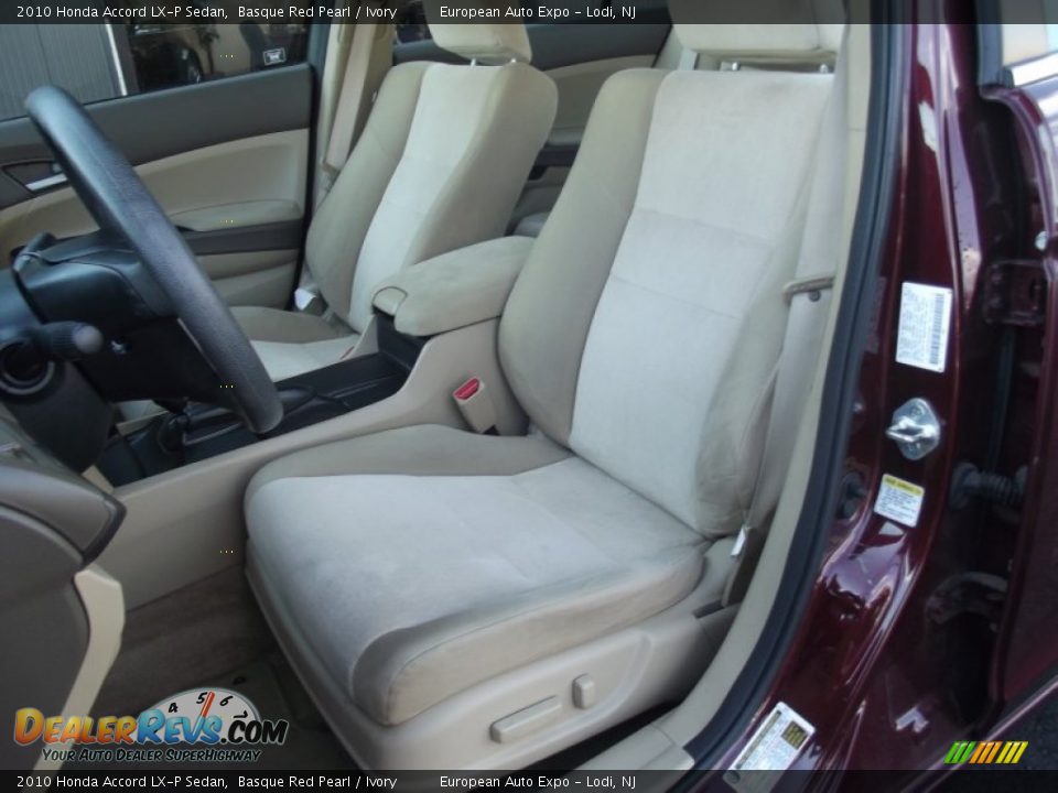 2010 Honda Accord LX-P Sedan Basque Red Pearl / Ivory Photo #8
